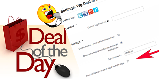 Deal of the Day with Alerts CS-Cart add-on