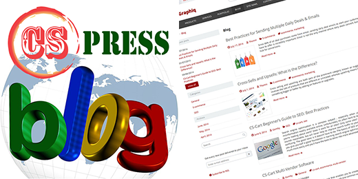 CS-Press v4 - WordPress style blog addon for CS-Cart